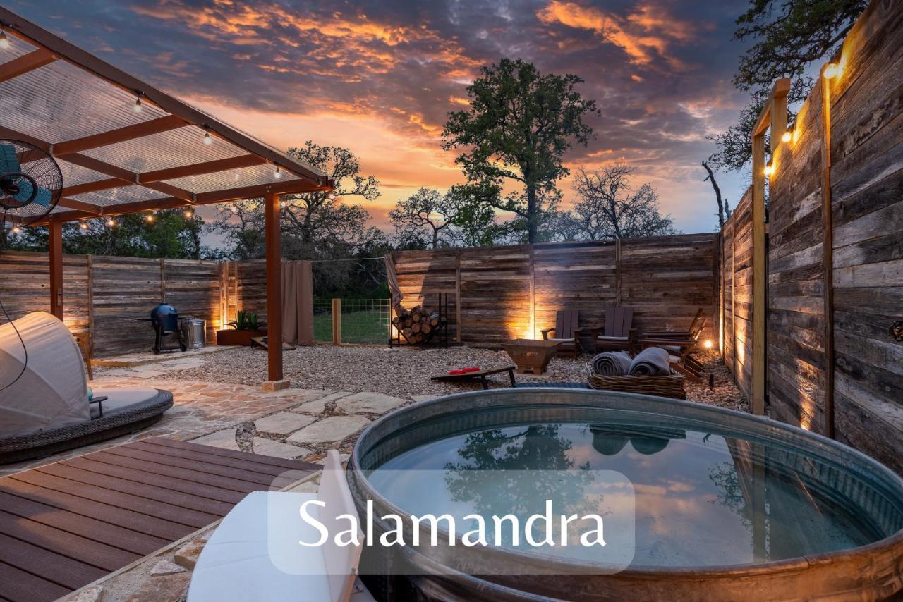 Romantic Tiny Luxury Retreat W Heated Pool, Sauna N Outdoor Shower In Wimberley 10 Acres Екстер'єр фото